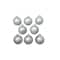 Whitehurst 8ct. 3.25" Matte Glass Ball Ornaments